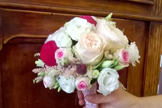 Bouquet de mariée rond