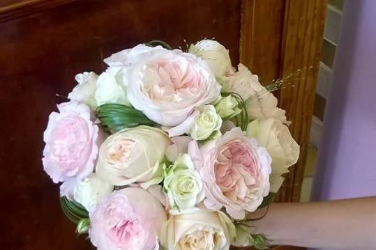 Bouquet de mariée rond