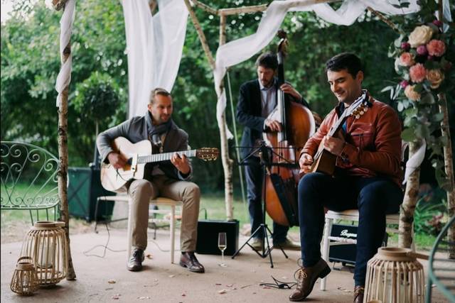 Trio jazz cocktail nature