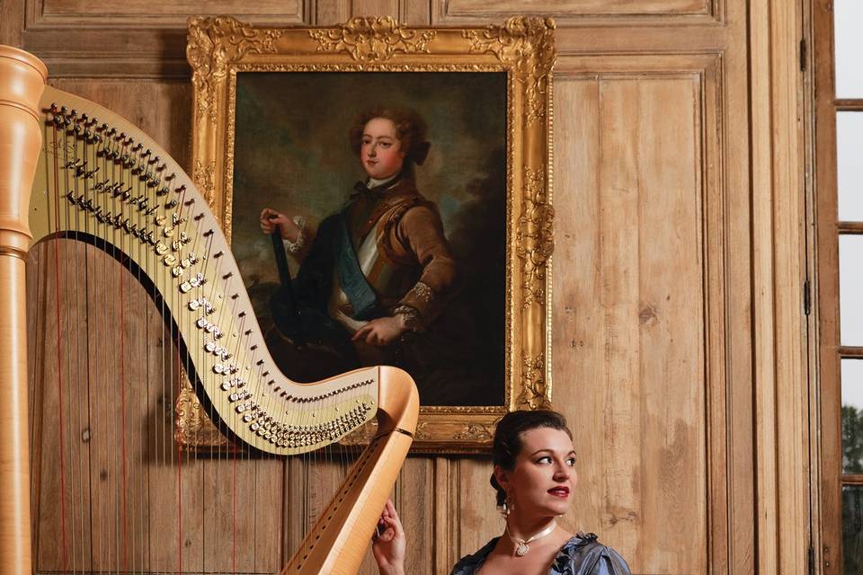 En costume Louis XV