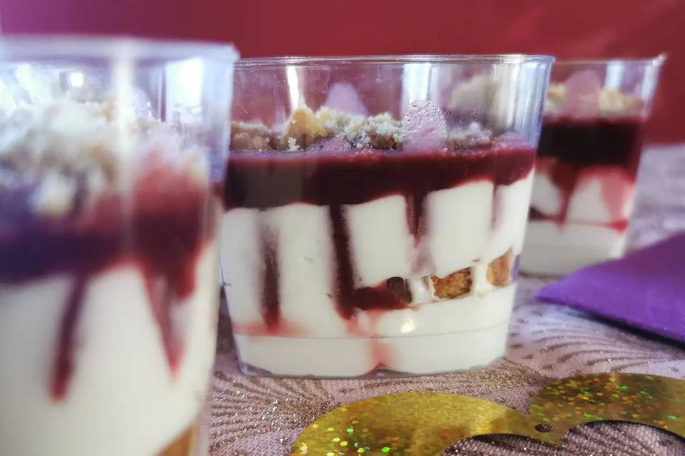 Verrines panacotta