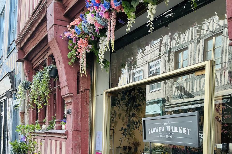Atelier floral à Rouen