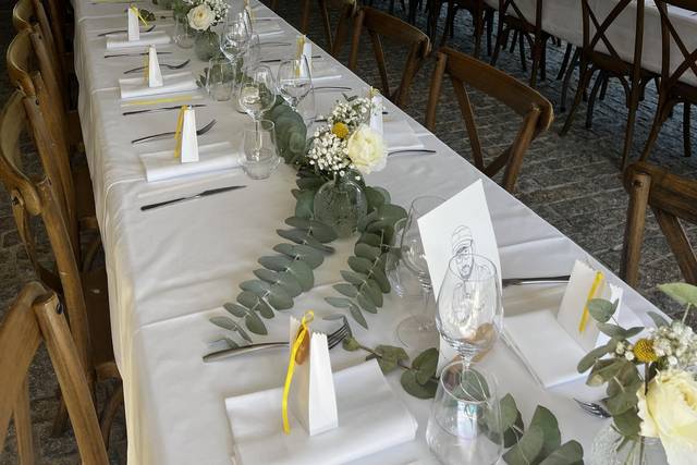 Style banquet dans le pavillon