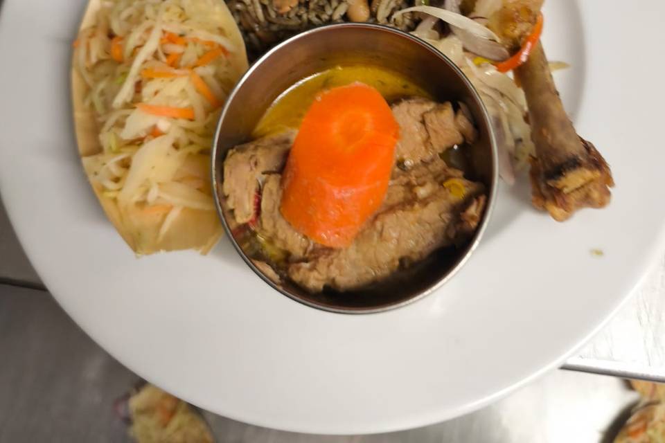 Bœuf et riz djondjon