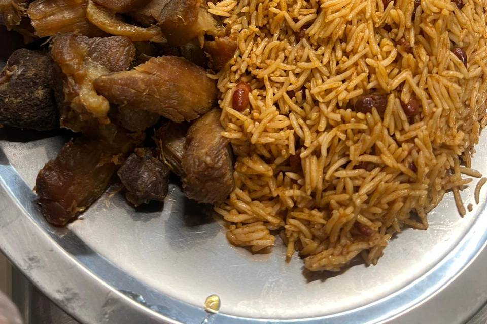 Viande riz national