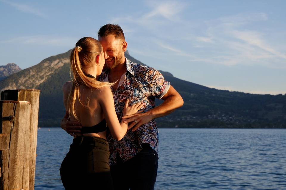 Couple Lac D'annecy