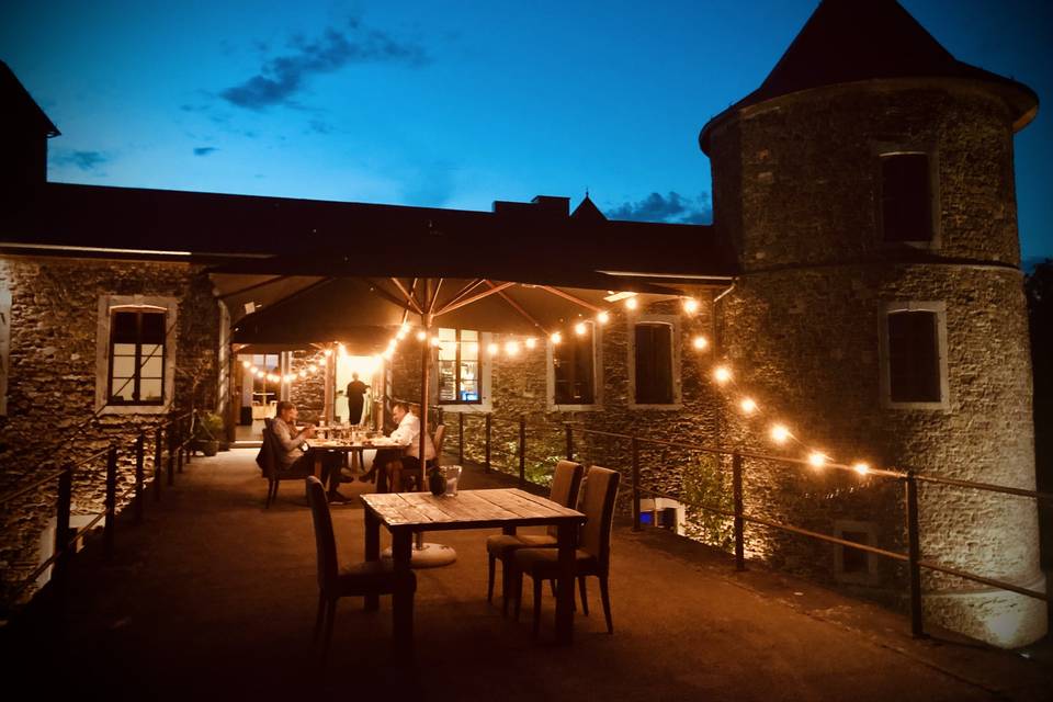 La terrasse en été