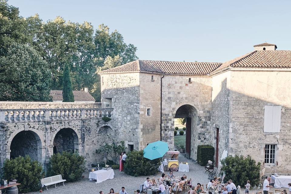 Dinner, Chateau de Poudenas