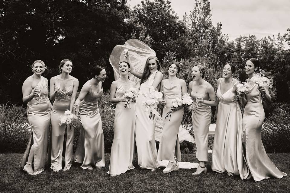 The bridal party