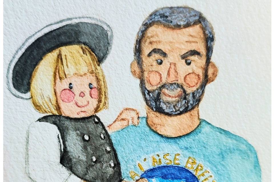 Portrait fête des pères
