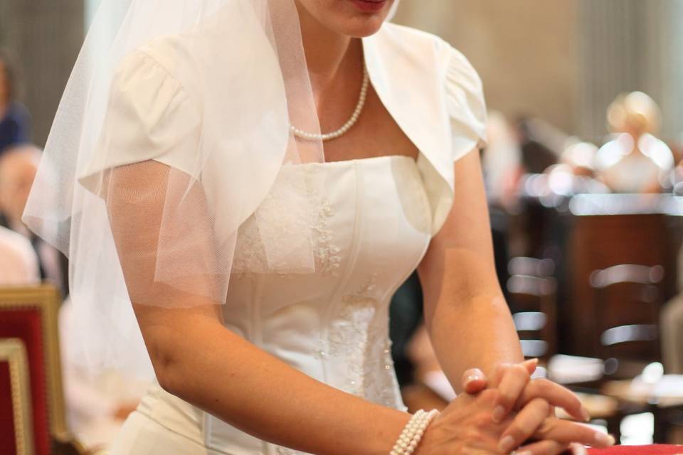 Mariée communie