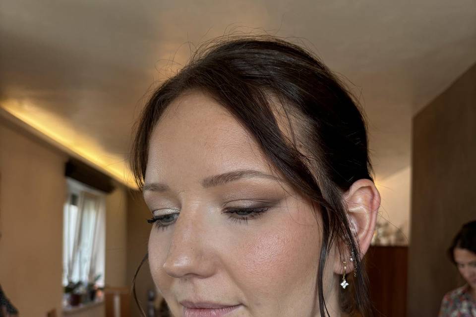 Maquillage témoin/demoiselle