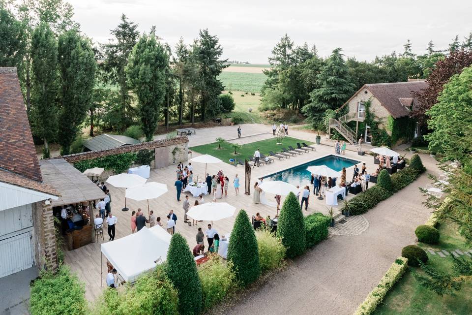 Terrasse piscine