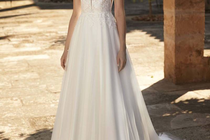 Robe tulle et dentelle