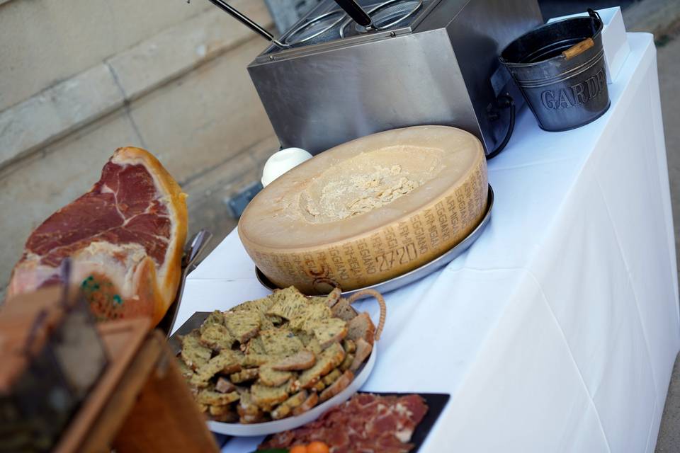 Pâtes dans la meule