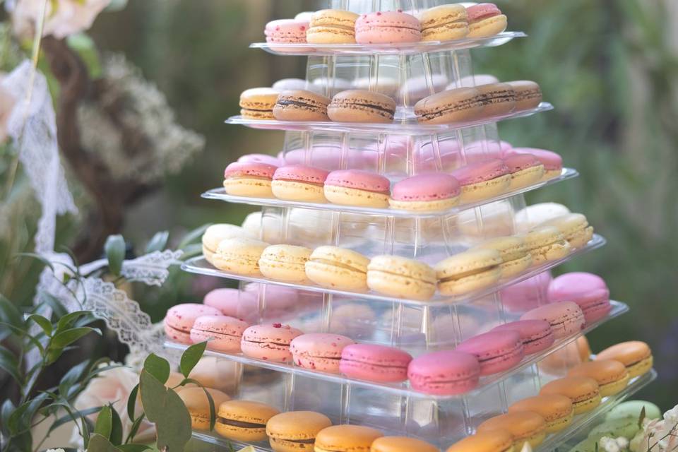 Pièce montée macarons