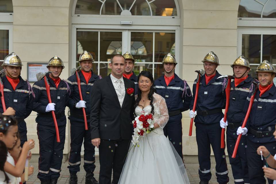 Mariage Pompiers