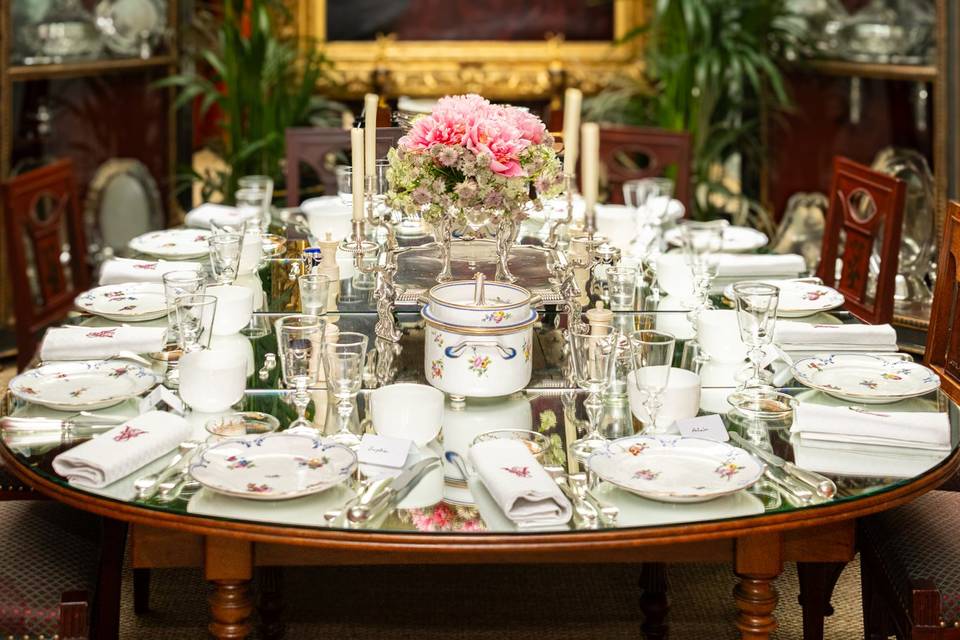 Table décorée