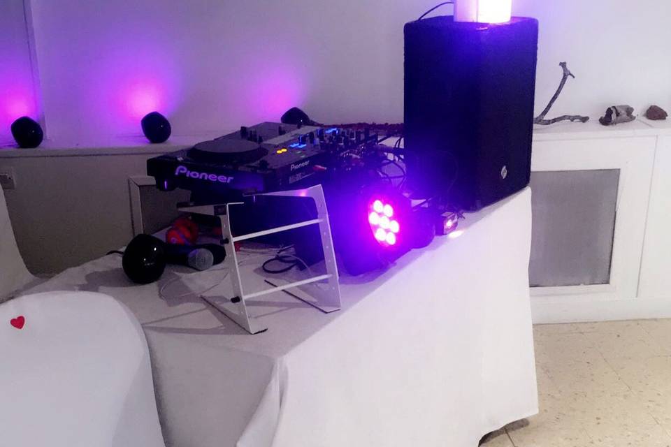 Présentation table DJ