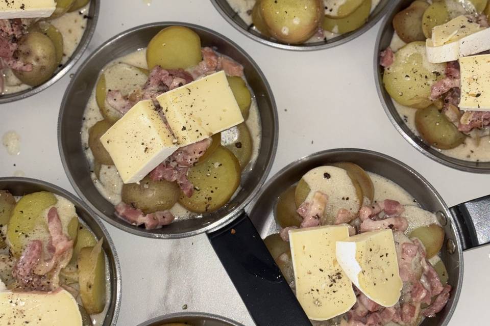 Mini tartiflette brasero