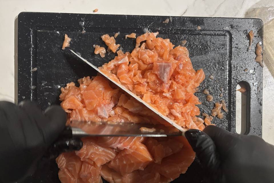 Tartare saumon