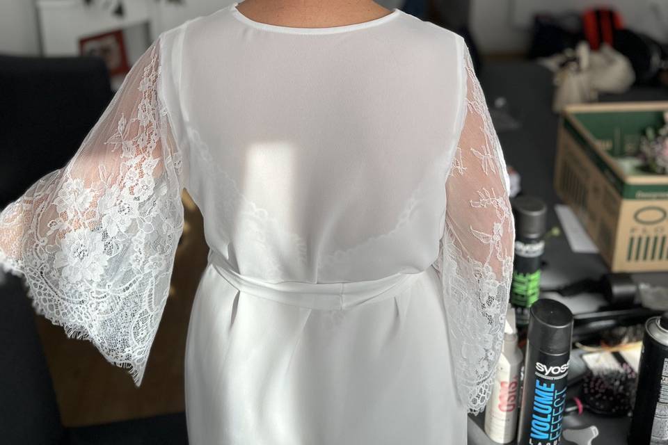 Chignon bas mariée