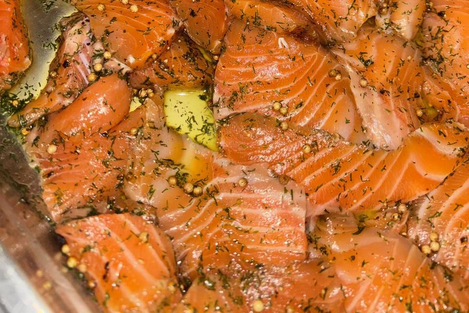 Gravlax maison