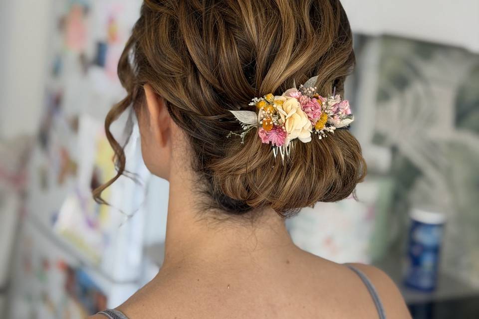 Chignon bas mariée
