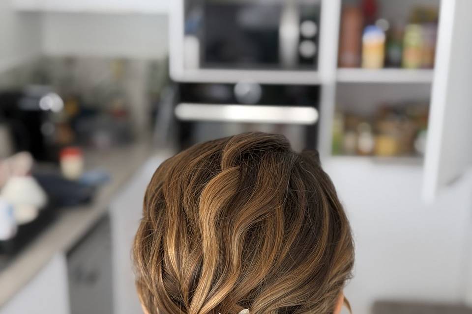 Chignon bas mariée