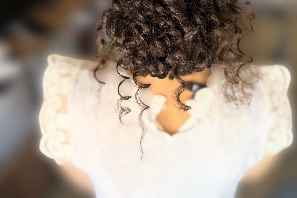 Coiffure cheveux naturel boucl
