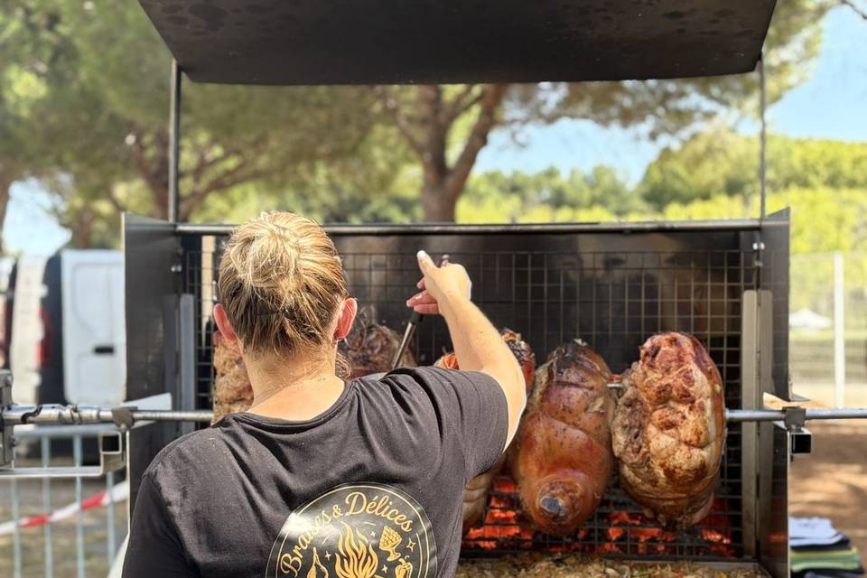 Jambon à la broche