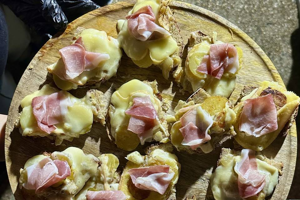 Tartine raclette