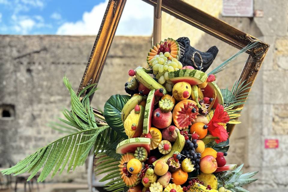 Cascade fruits frais