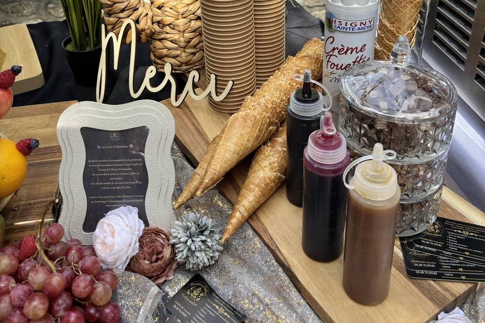 Buffet glace italienne