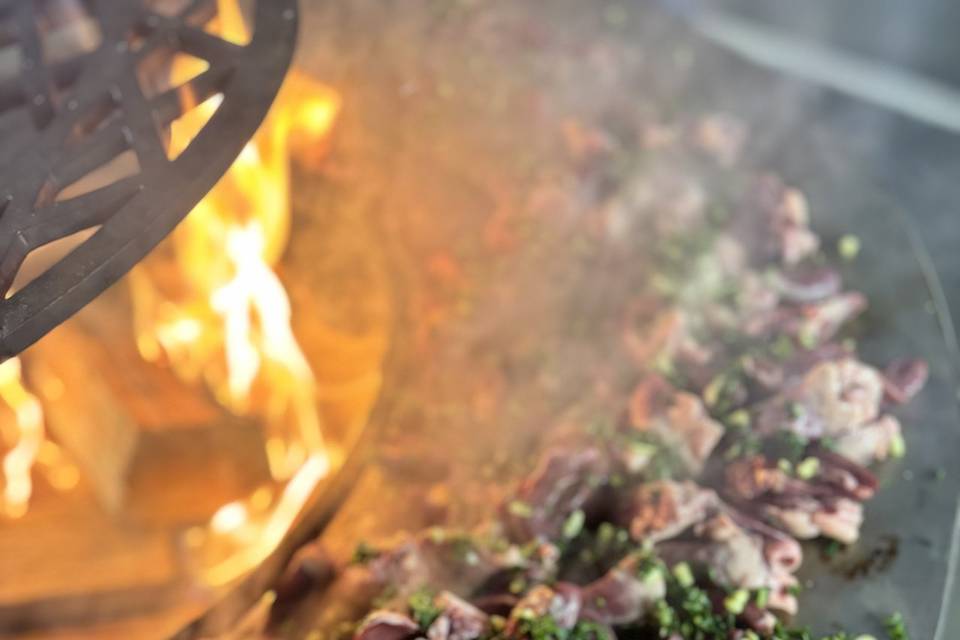 Cœur canard flambé