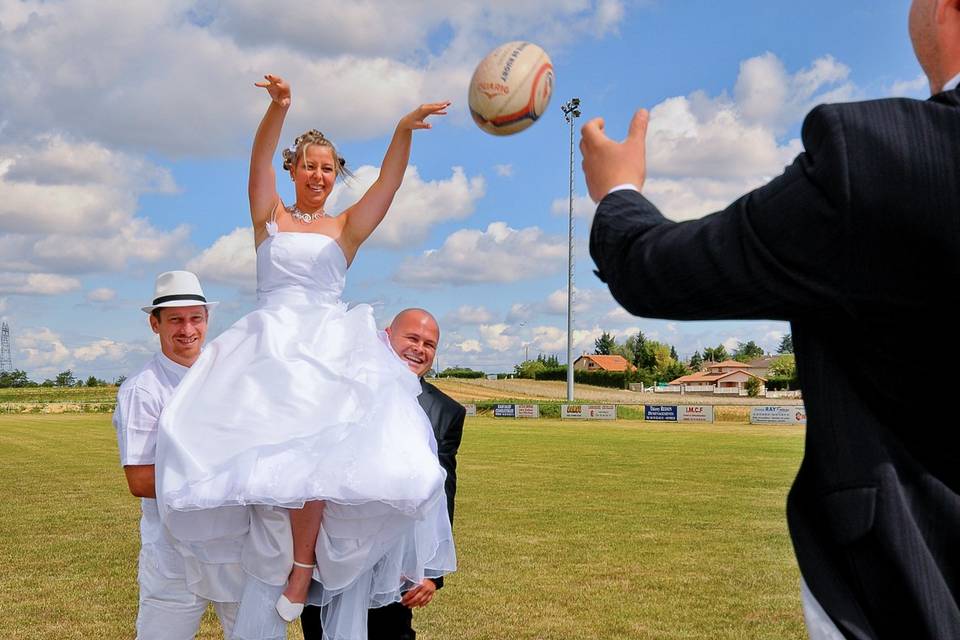 Mariage de rugbyman