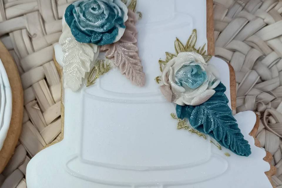 Gâteau bleu