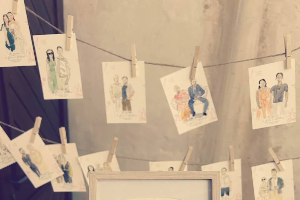 Invités à l'aquarelle