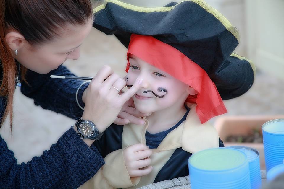 Maquillage de pirate