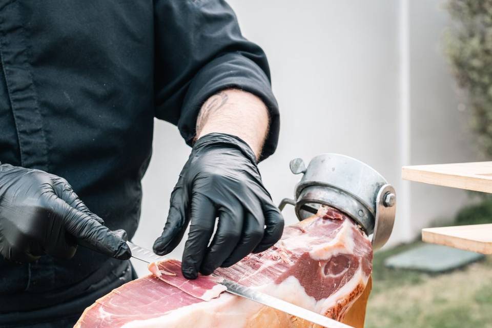 Atelier découpe jambon Serrano