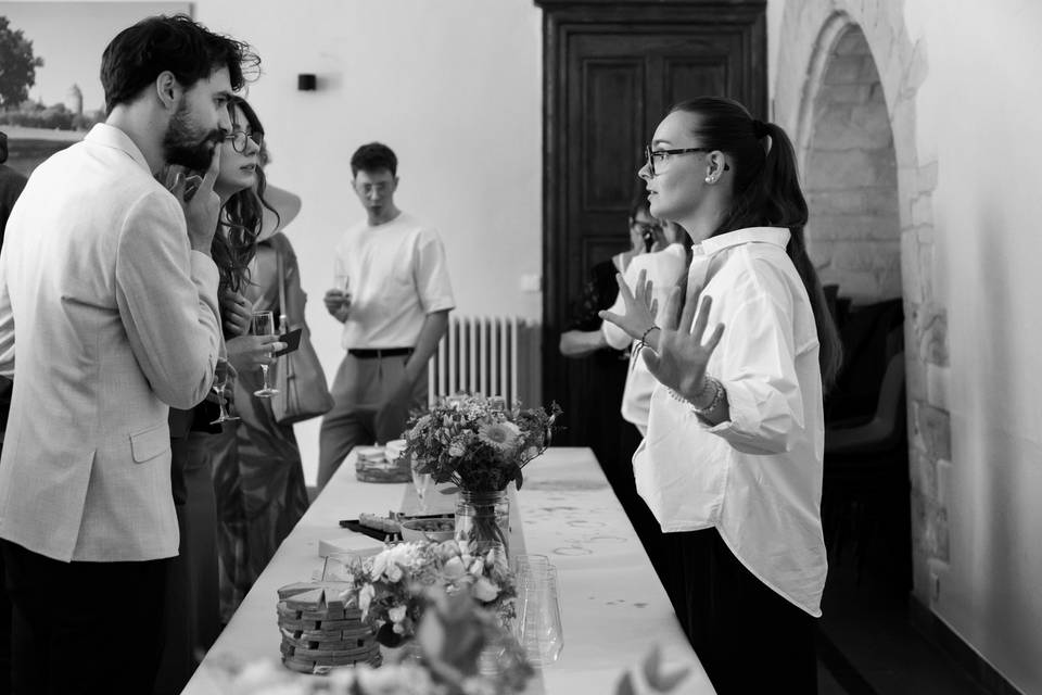 Accueillir les invités