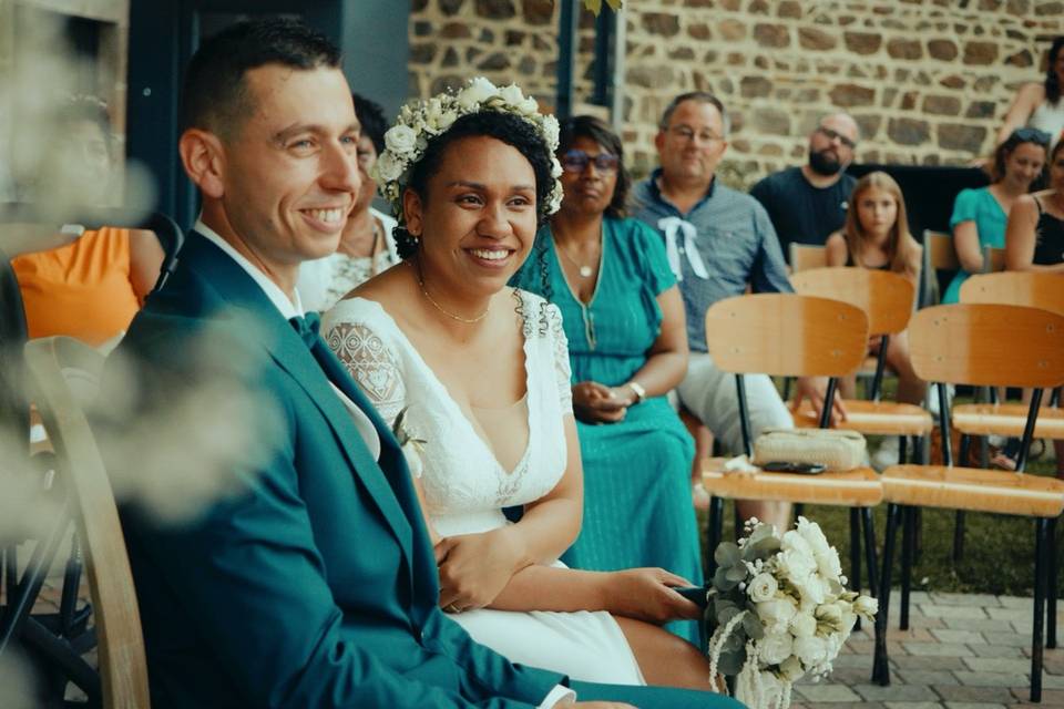 Screenshot de vidéo mariage