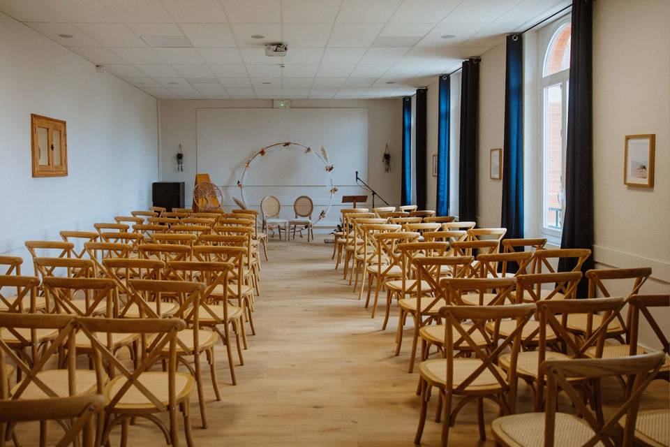 Espace cérémonie intérieur