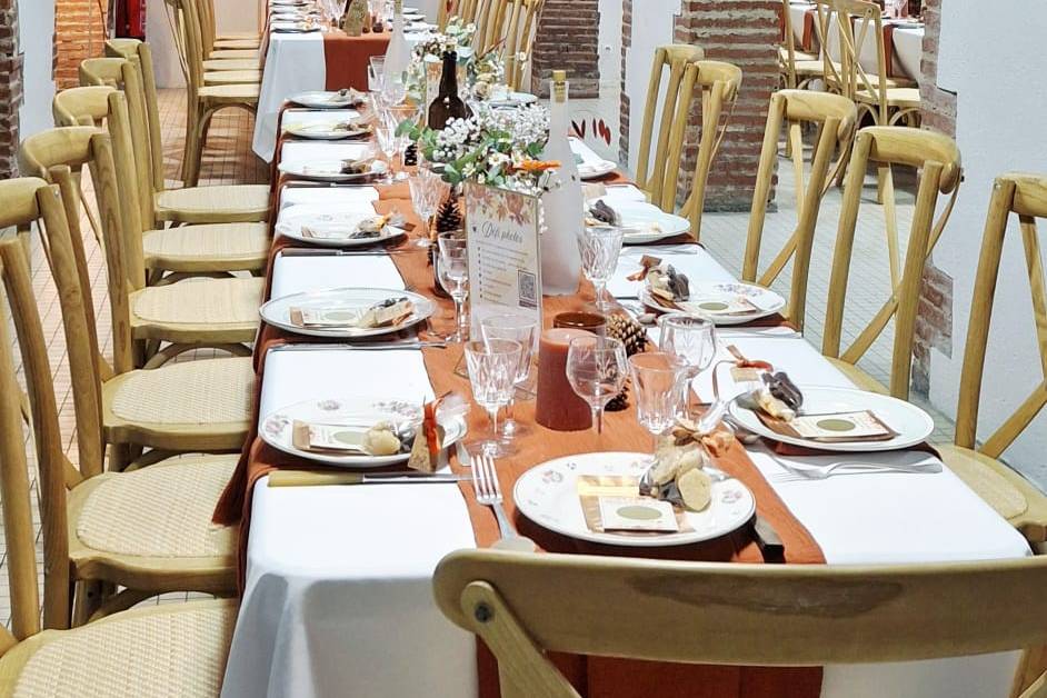 Mise en place banquet
