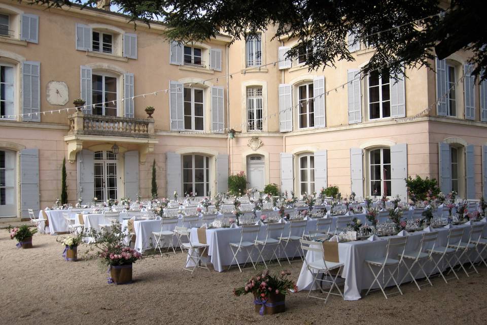 Mariage dans un château