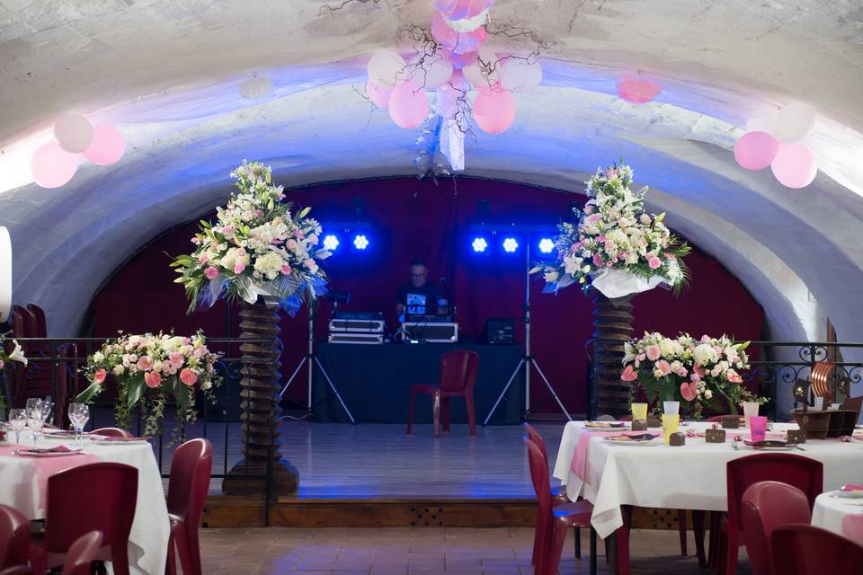 Entrée de la piste de danse