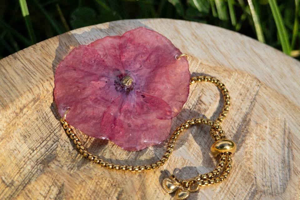 Bracelet Coquelicot