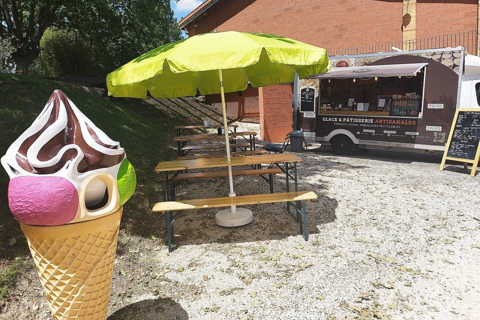 Terrasse foodtruck