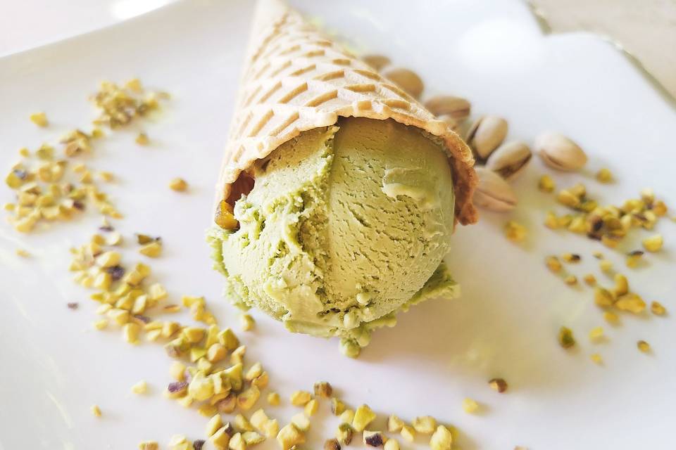 Glace Cornet Pistache