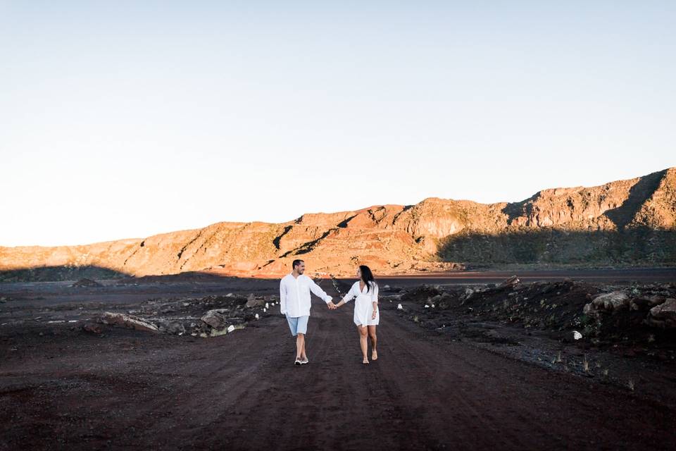 Couple à la Plaine des Sables